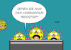 Cartoon: Horrorfilm (small) by Erl tagged politik,corona,virus,pandemie,covid19,vierte,welle,schutz,booster,impfung,senioren,horror,horrorfilm,fernsehen,viren,karikatur,erl