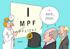 Cartoon: Impfpflicht (small) by Erl tagged politik,corona,virus,pandemie,covid19,fünfte,welle,omikron,impfung,impfquote,niedrig,einführung,impfpflicht,verzögerung,sehtest,leseschwäche,ampel,spd,grüne,fdp,scholz,baerbock,lindner,expertenrat,wissenschaft,karikatur,erl