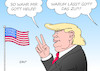Cartoon: Inauguration 1 (small) by Erl tagged donald,trump,praesident,usa,amtsantritt,inauguration,rechtspopulismus,sexismus,rassismus,welt,erde,angst,befuerchtungen,schwur,schwören,amtseid,gott,hilfe,karikatur,erl