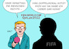 Cartoon: Infantino (small) by Erl tagged politik,sport,fußball,weltmeisterschaft,wm,katar,2022,menschenrechte,demokratie,pressefreiheit,meinungsfreiheit,gleichberechtigung,katastrophe,fifa,präsident,gianni,infantino,vorwurf,westen,doppelmoral,moral,null,karikatur,erl