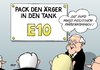 Cartoon: Info (small) by Erl tagged benzingipfel,benzin,gipfel,super,superbenzin,e10,ethanol,beimischung,kraftstoff,bio,umwelt,umweltschutz,co2,entlastung,auto,autofahrer,verbraucher,boykott,tankstelle,tanken,zapfsäule,zapfpistole,information,info,werbung,positiv,ärger,brüderle,röttgen