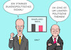 Cartoon: Interpretation II (small) by Erl tagged politik,demokratie,wahl,landtagswahl,saarland,wahlsieg,ministerpräsident,tobias,hans,cdu,niederlage,spd,anke,rehlinger,interpretation,bundeskanzler,olaf,scholz,oppositionsführer,friedrich,merz,bundespolitik,landespolitik,signal,rückenwind,gegenwind,karikatur,erl