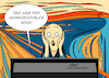 Cartoon: Jahresrückblick 2022 (small) by Erl tagged politik,jahreswechsel,2022,2023,silvester,neujahr,jahresrückblick,krieg,russland,ukraine,energiekrise,klimawandel,angst,edvard,munch,der,schrei,gemälde,karikatur,erl