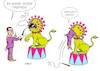 Cartoon: Jens Spahn (small) by Erl tagged politik,corona,virus,pandemie,covid19,infektion,test,positiv,gesundheitsminister,jens,spahn,dompteur,krise,karikatur,erl
