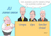 Cartoon: Junge Union (small) by Erl tagged politik,cdu,suche,vorsitz,kandidaten,friedrich,merz,armin,laschet,norbert,röttgen,einladung,junge,union,pitch,vorstellung,langeweile,uropa,opa,onkel,senil,alter,jugend,tilman,kuban,karikatur,erl