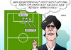 Cartoon: Kader (small) by Erl tagged fußball,nationalmannschaft,em,europameisterschaft,frankreich,vorstellung,kader,bundestrainer,joachim,jogi,löw,merkel,seehofer,gespräch,differenzen,flüchtlingspolitik,eigentor,karikatur,erl