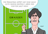 Cartoon: Kader (small) by Erl tagged sport,fußball,europameisterschaft,nationalmannschaft,kader,bekanntgabe,bundestrainer,joachim,jogi,löw,politik,familienministerin,franziska,giffey,rücktritt,doktorarbeit,vorwurf,plagiat,doktor,doktorhut,karikatur,erl