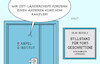 Cartoon: Kanzler-Kurs (small) by Erl tagged politik,europawahl,stimmen,verluste,bundesregierung,ampel,spd,grüne,fdp,gewinne,erstarken,afd,bsw,osten,ostdeutschland,regierungschefs,appell,bundeskanzler,olaf,scholz,kursänderung,kurs,zögerlichkeit,stillstand,leerlauf,leergang,lehrgang,karikatur,erl