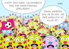 Cartoon: Karl Lauterbach (small) by Erl tagged politik,sport,corona,virus,pandemie,covid19,fußball,konflikt,fc,bayern,münchen,karl,lauterbach,kritik,sonderstatus,ausnahmen,reisen,flüge,retourkutsche,trainer,hansi,flick,virologen,experten,wissenschaft,abseits,abseitsregel,karikatur,erl