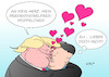 Cartoon: Kim sellt sich das Treffen vor (small) by Erl tagged politik,usa,präsident,donald,trump,nordkorea,diktator,kim,jong,un,abrüstung,atomwaffen,friedensnobelpreis,rückzieher,bedenken,manöver,südkorea,diplomatie,karikatur,erl