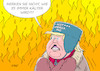 Cartoon: Klimaprophet (small) by Erl tagged politik,usa,kalifornien,california,oregon,washington,waldbrände,klimawandel,erderwärmung,besuch,präsident,donald,trump,abkühlung,klimaleugner,ignorieren,fakten,wissenschaft,karikatur,erl