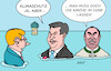 Cartoon: Klimaschutz (small) by Erl tagged politik,wetter,regen,starkregen,süddeutschland,baden,württemberg,bayern,hochwasser,flut,menschen,angst,klimaschutz,csu,markus,söder,freie,wähler,hubert,aiwanger,kirche,dorf,klima,klimawandel,erderwärmung,karikatur,erl