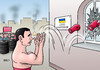 Cartoon: Klitschko (small) by Erl tagged ukraine,machtkampf,opposition,regierung,janukowitsch,klitschko,boxer,boxhandschuhe,selbstständig,justizministerium,besetzung,kiew,protest