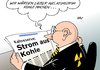 Cartoon: Kohle (small) by Erl tagged atomenergie,ausstieg,atomausstieg,atomkraftwerk,abschaltung,kaltreserve,kohlekraftwerk,kohle,geld,atomstrom,atomkonzern,atomlobby,energiekonzern