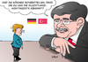 Cartoon: Kontingente (small) by Erl tagged eu,türkei,gipfel,flüchtlinge,flüchtlingskrise,abhängigkeit,kontingente,bedingungen,beitritt,verhandlungen,europa,merkel,davutoglu,karikatur,erl