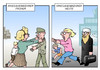 Cartoon: Kriegsheimkehrer (small) by Erl tagged kriegsheimkehrer,früher,heute,bürgerkrieg,syrien,irak,konvertiten,islamisten,deutsche,anschläge,terror,gefahr,warnung,innenminister,de,maiziere