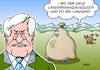 Cartoon: Länderfinanzausgleich (small) by Erl tagged länderfinanzausgleich,neu,regelung,bund,länder,geberländer,nehmerländer,bayern,ersparnis,geld,daheim,dahoam,geldsack,ministerpräsident,horst,seehofer,freude,berge,kühe,karikatur,erl