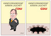 Cartoon: Laschet II (small) by Erl tagged politik,cdu,suche,partei,vorsitz,kanzlerkandidat,bewerber,armin,laschet,ministerpräsident,nrw,corona,virus,pandemie,krise,zickzackkurs,schlingerkurs,umfragen,einbruch,karikatur,erl