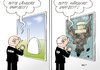 Cartoon: Laufzeiten (small) by Erl tagged atomkraft atomkraftwerk laufzeit verlängerung bp ölpest öl meer absaugglocke