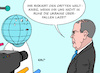 Cartoon: Lawrow (small) by Erl tagged politik,krieg,angriff,überfall,wladimir,putin,russland,ukraine,usa,nato,eu,waffenlieferungen,drohung,außenminister,sergei,lawrow,dritter,weltkrieg,erde,welt,angst,karikatur,erl