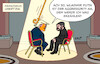 Cartoon: Leichte Schläge auf den ... (small) by Erl tagged politik,vatikan,beerdigung,papst,franziskus,treffen,trump,selenskyj,sinneswandel,ukraine,frieden,karikatur,erl