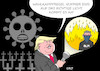 Cartoon: Lichtdesigner (small) by Erl tagged politik,usa,wahl,präsidentschaft,wahlkampf,strategie,präsident,donald,trump,ablenkung,versagen,corona,virus,pandemie,tote,erkrankte,besuch,kenosha,lenken,aufmerksamkeit,öffentlichkeit,wähler,proteste,unruhen,polizeigewalt,rassimus,black,lives,matter,angst,schüren,retter,law,and,order,karikatur,erl