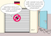 Cartoon: Lockdown (small) by Erl tagged politik,corona,virus,pandemie,covid19,zweite,welle,november,teillockdown,dezember,lockdown,weihnachten,silvester,neujahr,verlängerung,fallzahlen,hoch,umgehung,bestimmungen,hintertür,hintertürchen,karikatur,erl