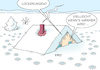 Cartoon: Lockerungen (small) by Erl tagged olitik,corona,virus,pandemie,covid19,lockdown,fallzahlen,inzidenzwert,sinken,diskussion,forderung,lockerungen,vorsicht,wetter,extremwetter,schneefall,schnee,eis,regen,eisregen,glatteis,föhn,wärme,sonne,haus,spuren,schneespuren,karikatur,erl