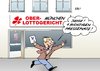 Cartoon: Losverfahren (small) by Erl tagged nsu,mordserie,neonazi,rechtsextremismus,prozess,platzvergabe,presse,medien,pannen,losverfahren,lottozahlen,lottoannahmestelle,lotto,oberlandesgericht,münchen,gericht,justiz,justitia,recht,gesetz