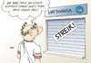 Cartoon: Lufthansastreik (small) by Erl tagged lufthansa,streik,sozialstaat,dekadenz,rom