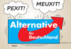 Cartoon: Machtkampf Petry Meuthen (small) by Erl tagged afd,alternative,für,deutschland,machtkampf,vorsitz,partei,chef,frauke,petry,jörg,meuthen,fraktion,landtag,baden,württemberg,stuttgart,rechtspopulismus,rechtsextremismus,wolfgang,gedeon,antisemitismus,ausschluss,austritt,rücktritt,brexit,karikatur,erl