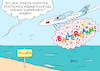 Cartoon: Mallorca (small) by Erl tagged politik,corona,virus,pandemie,lockdown,beschränkung,reisen,tourismus,spanien,mallorca,lockerung,öffnung,urlauber,deutschland,ballermann,disziplin,karikatur,erl