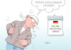 Cartoon: Mauer (small) by Erl tagged politik,deutschland,tag,der,deutschen,einheit,wiedervereinigung,1990,2019,gemeinsamkeiten,unterschiede,vorurteile,ossi,wessi,rechts,links,grün,jammern,klugscheißen,mauer,kopf,karikatur,erl