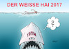 Cartoon: Meeresmüll (small) by Erl tagged un,ozeankonferenz,meeresgipfel,meer,ozean,weltmeere,wasser,überfischung,verschmutzung,müll,plastikmüll,plastiktüte,gefahr,lebewesen,fische,film,der,weiße,hai,hollywood,spielberg,thriller,blockbuster,karikatur,erl