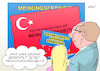 Cartoon: Meinungsfreiheit (small) by Erl tagged meinungsfreiheit,pressefreiheit,demokratie,deutschland,eu,türkei,präsident,erdogan,staat,umbau,präsidialsystem,entmachtung,parlament,referendum,wahlkampf,verbot,vorwürfe,faschismus,nationalsozialismus,karikatur,erl