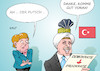 Cartoon: Merkel bei Erdogan (small) by Erl tagged bundeskanzlerin,angela,merkel,deutschland,besuch,erdogan,präsident,türkei,putsch,säuberung,verhaftung,entlassung,abbau,demokratie,umbau,präsidialsystem,autokratie,kritik,leise,flüchtlingsabkommen,sultan,karikatur,erl