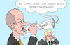 Cartoon: Merz und Günther (small) by Erl tagged politik,union,cdu,csu,friedrich,merz,10,punkte,plan,agenda,für,deutschland,gegen,ampel,grüne,kritik,daniel,günther,ministerpräsident,schleswig,holstein,landesregierung,schwarz,grün,karikatur,erl