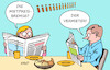 Cartoon: Mietpreisbremse II (small) by Erl tagged politik,wohnen,wohnung,mieten,vermieten,miete,mietwucher,mietpreisbremse,schutz,mieter,verlängerung,ampel,vermieter,klage,karlsruhe,karikatur,erl