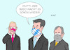 Cartoon: Ministerpräsidenten (small) by Erl tagged politik,corona,virus,pandemie,zweite,welle,beratung,bundeskanzlerin,angela,merkel,ministerpräsidenten,ministerpräsidentinnen,markus,söder,bayern,armin,laschet,nrw,maßnahmen,lockdown,verweigerung,bodo,ramelow,thüringen,maske,zunge,nase,karikatur,erl