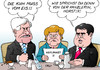 Cartoon: Missverständnis (small) by Erl tagged flüchtlinge,flüchtlingspolitik,politik,asylpolitik,treffen,kanzleramt,bundeskanzlerin,kanzlerin,angela,merkel,cdu,wirtschaftsminister,sigmar,gabriel,spd,ministerpräsident,horst,seehofer,csu,partei,vorsitzende,lösung,forderung,kuh,vom,eis,beleidigung,missv