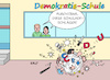 Cartoon: Musterschüler (small) by Erl tagged politik,partei,cdu,csu,union,kanzlerkandidat,machtkampf,armin,laschet,markus,söder,schlägerei,schulhof,rauferei,schulhofschläger,schule,demokratie,musterschüler,streber,bündnis,90,die,grünen,grüne,kanzlerkandidatin,annalena,baerbock,robert,habeck,einigung,friedlich,geordnet,karikatur,erl