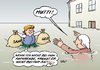 Cartoon: Mutti 2 (small) by Erl tagged hochwasser,flut,deutschland,bundeskanzlerin,angela,merkel,besuch,hilfe,unterstützung,wahlkampf,wähler,wählerstimmen,aufkreuzen,ankreuzen,sack,sand,geld,sandsack,geldsack