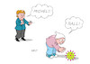 Cartoon: Mutti und Michel (small) by Erl tagged politik,corona,krise,virus,coronavirus,covid19,massnahmen,lage,ansprache,fernsehen,bundeskanzlerin,angela,merkel,vermeidung,kontakte,sorglosigkeit,konsequenz,ausgangssperre,hausarrest,warnung,karikatur,erl