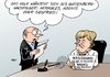 Cartoon: Nachfolger (small) by Erl tagged guttenberg,rücktritt,beliebtheit,volk,held,nachfolger,verteidigungsminister,de,maiziere,innenminister,friedrich,doktor,dr,jur,merkel