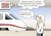 Cartoon: Neuer Service (small) by Erl tagged bahn,deutsche,pannen,verspätung,klimaanlage,achse,tür,service,kerngeschäft,personen,beförderung,skepsis