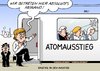 Cartoon: Neuland (small) by Erl tagged atomausstieg,deutschland,regierung,merkel,schwarz,gelb,cdu,csu,fdp,neuland,ausstieg,rot,grün,spd,grüne,früher,steinmeier,roth,rösler