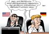 Cartoon: No-Spy-Abkommen (small) by Erl tagged usa,nsa,geheimdienst,überwachung,ausspähaffäre,daten,freunde,abhören,internet,telefon,smartphone,präsident,barack,obama,bundeskanzlerin,angela,merkel,no,spy,abkommen,deutschland,bnd