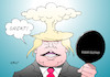 Cartoon: noch greater (small) by Erl tagged usa,präsident,donald,trump,america,great,atomwaffen,aufrüstung,erster,stärke,nationalismus,militär,wettrüsten,rechtspopulismus,atombombe,atompilz,frisur,haare,friseur,salon,steve,bannon,berater,denker,rechtsextremismus,karikatur,erl