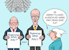 Cartoon: Noten (small) by Erl tagged politik,bundestag,generaldebatte,regierungsarbeit,schulnoten,abrechnung,opposition,regierung,bundeskanzler,olaf,scholz,oppositionsführer,friedrich,merz,bürgergeld,vermittlungsausschuss,kompromiss,michel,karikatur,erl