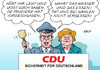 Cartoon: Notfallpläne (small) by Erl tagged notfallpläne,regierung,kabinett,cdu,csu,spd,vorräte,wasser,nahrung,essen,krise,terror,sicherheit,wahlkampf,innenminister,thomas,de,maiziere,bundeskanzlerin,angela,merkel,sicherheitsexperten,wachmann,security,nachtwächter,lied,empfehlung,bürger,wähler,kari